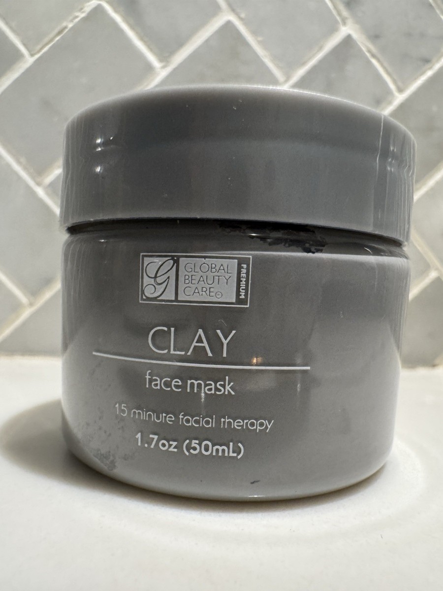 Global Beauty Care Clay Face Mask 15 Min Facial Therapy 1.7oz | eBay
