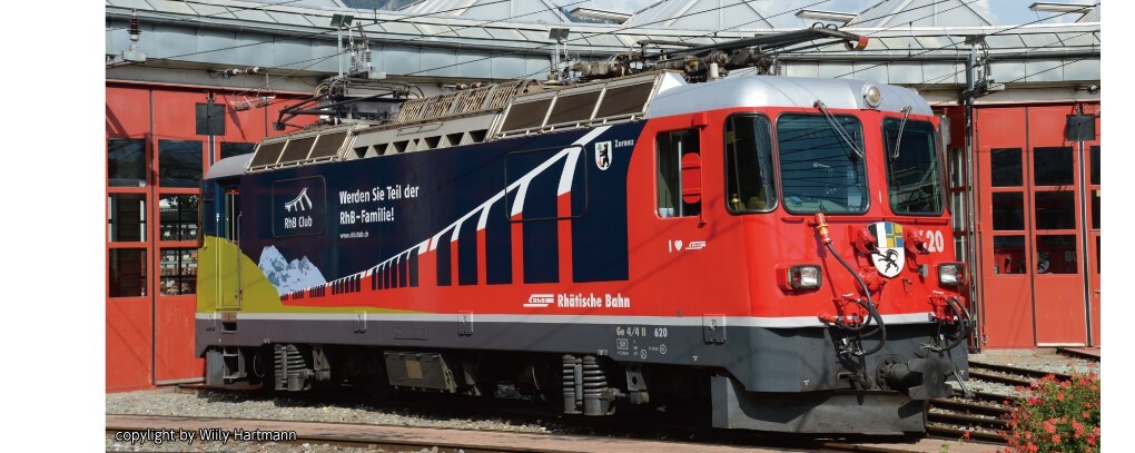 KATO 3102-4 N Scale Alpine Locomotive Ge4/4-Ⅱ RhB Club Railway