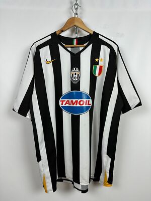 Men's 2005/06 Nike Juventus FC Total 90 Vintage Home Jersey Size