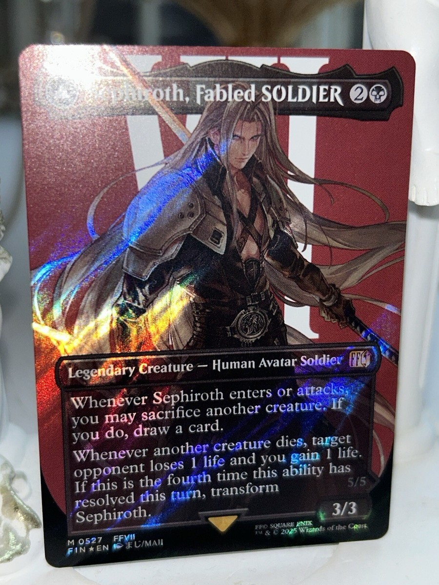 威名のソルジャー、セフィロス サージfoil フルアート枠 MTG mtg ff