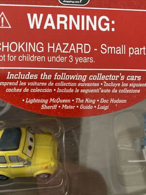 Rare Disney Store Exclusive Pixar CARS Collector's Tin 7 Pc