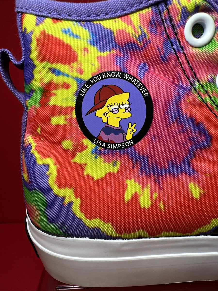 Adidas NIZZA Hi RF. Lisa Simpson. LIMITED EDITION. 6.5Y / 8W Tie