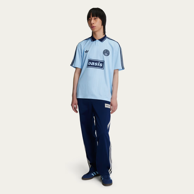 Adidas x Oasis Tour Jacquard Jersey 'Light Blue' - Size Extra