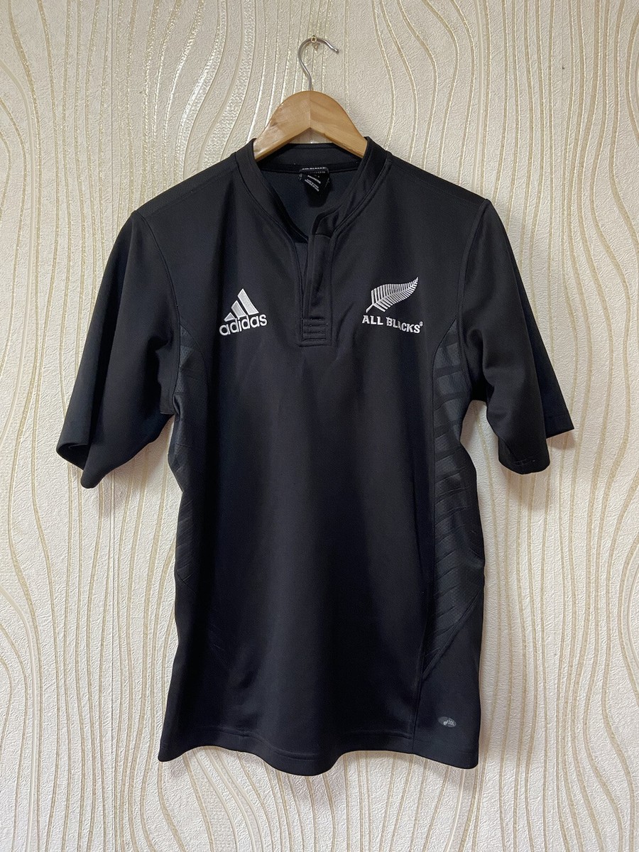 ALL BLACKS NEW ZELAND RUGBY SHIRT JERSEY ADIDAS 619061 sz S MENS