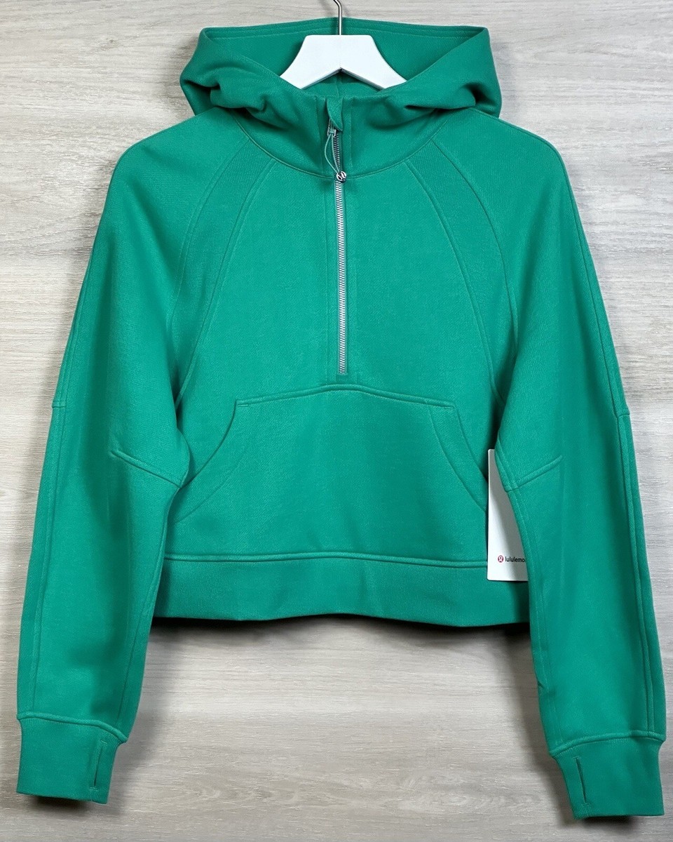 Lululemon Scuba Oversized Half Zip Hoodie Size XS/S Kelly Green