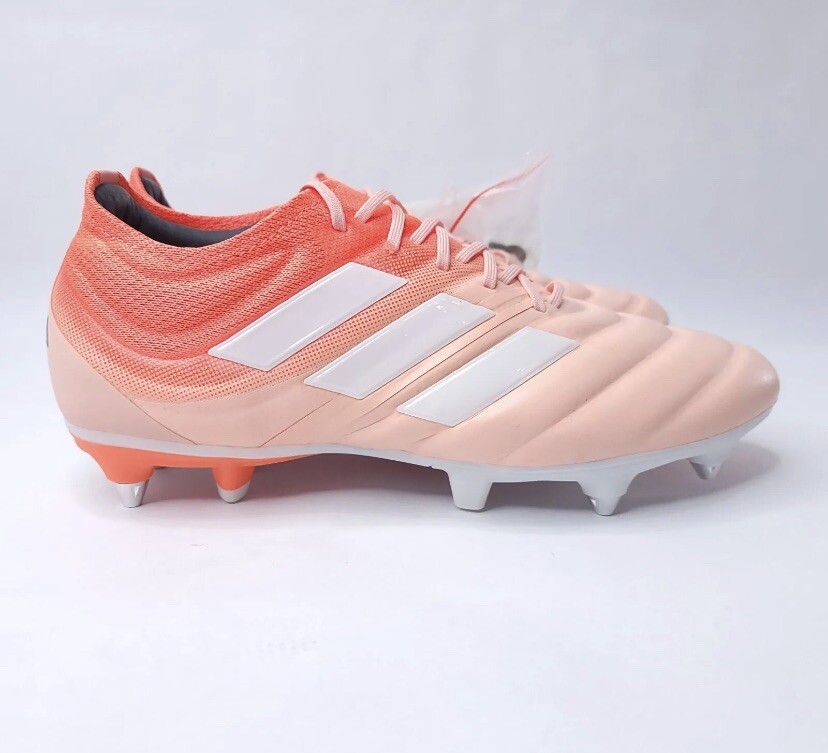 Adidas Copa 19.1 SG Orange Pink Peach Soccer Cleats G25816 Size