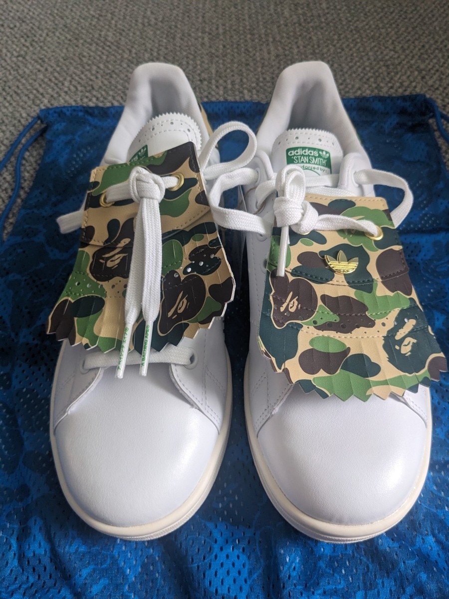 Adidas X A Bathing Ape Stan Smith G Bape Mens Golf Shoe Size 7.5