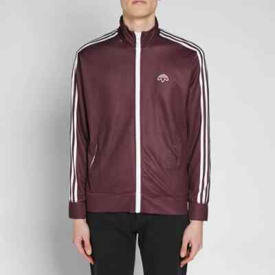 ADIDAS ORIGINALS BY ALEXANDER WANG TRACK TOP MAROON ORANGE MENS SZ