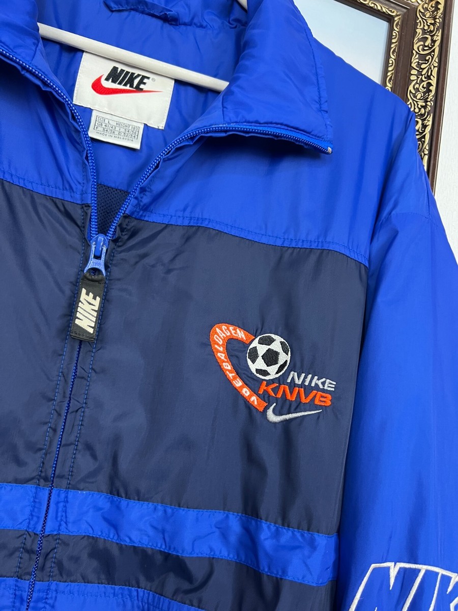 Nike オランダ代表 KNVB 青 ナイロンジャケット US XL Vintage 90's