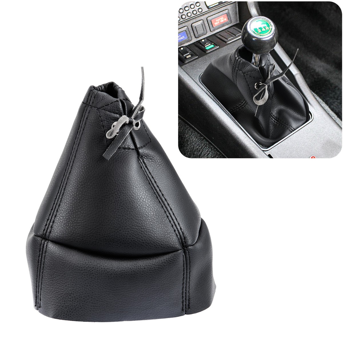 Manual Shifter Shift Boot Replacement PU Leather For Datsun 240z
