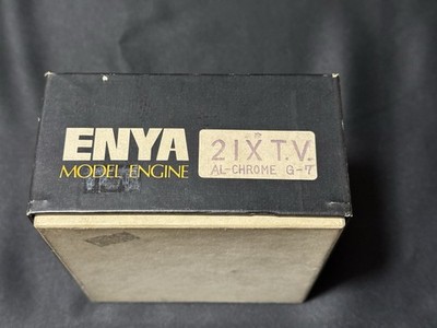 Vintage Enya 21X T.V Marine with Muffler 2-Stroke Nitro R/C Engine