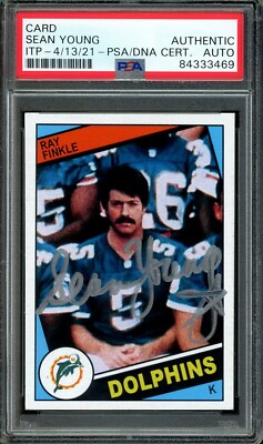 Sean Young (Ray Finkle) Signed Jersey (PSA COA) 