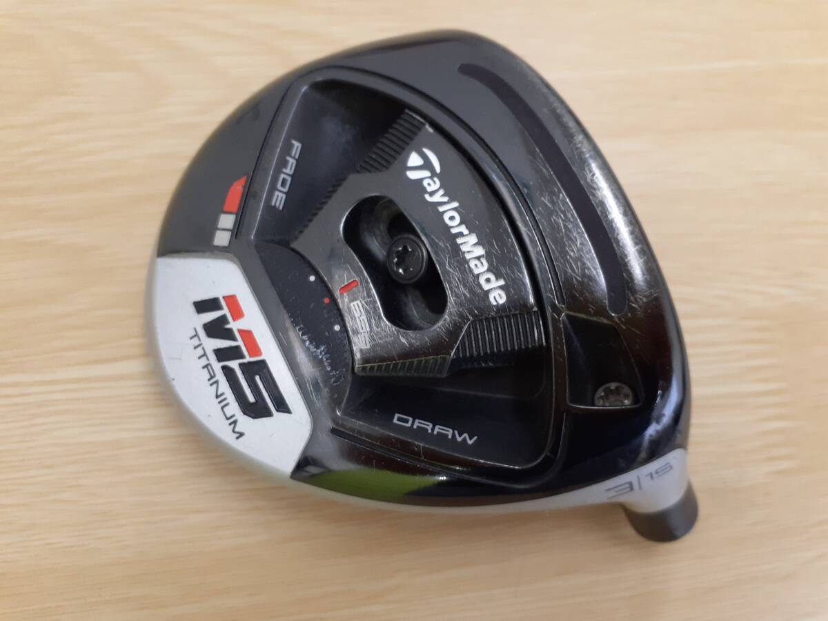 TaylorMade M5 Fairway Wood 3w 15 Head Only right handed Golf Used