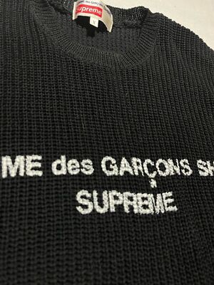 Supreme COMME des GARCONS SHIRT Sweater XL NWOT GM5 | eBay