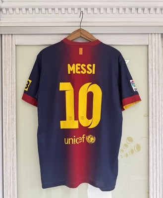 Messi #10 Barcelona 2012-2013 Home Soccer Jersey Football Shirt