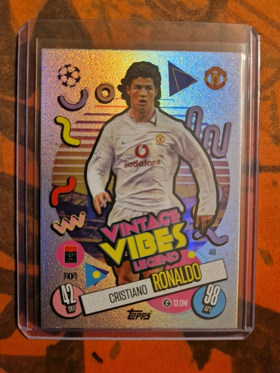 Topps Match Attax 2024/25 CRISTIANO RONALDO VINTAGE VIBES LEGEND