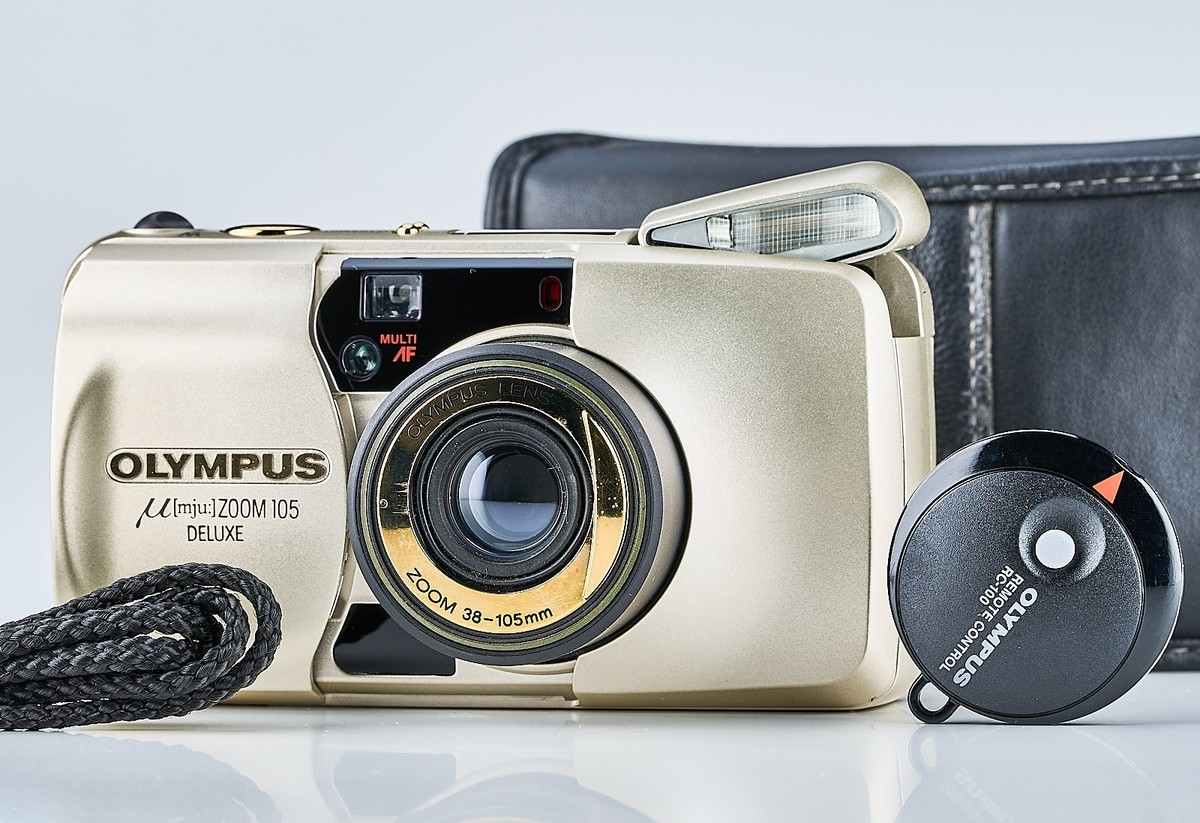 Tested! [Near Mint] Olympus μ mju Zoom 105 Deluxe 35mm Film Camera