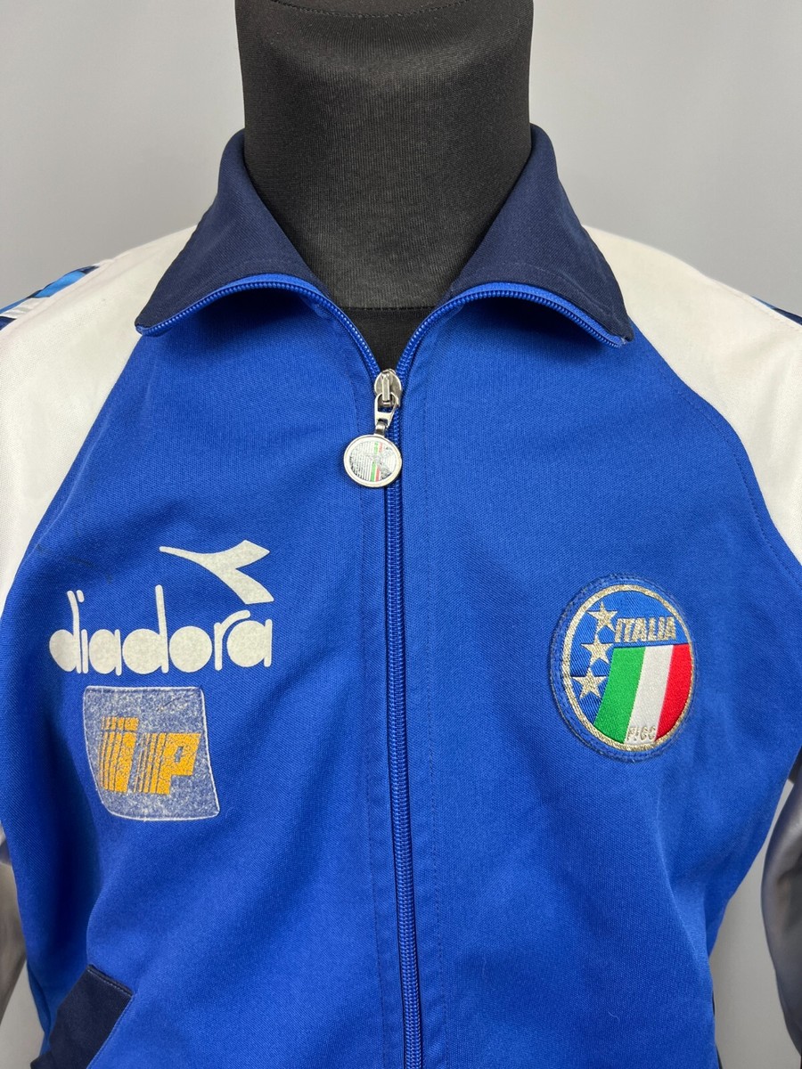 ITALY 1990 1992 TRAINING JACKET FOOTBALL SOCCER DIADORA MENS SIZE