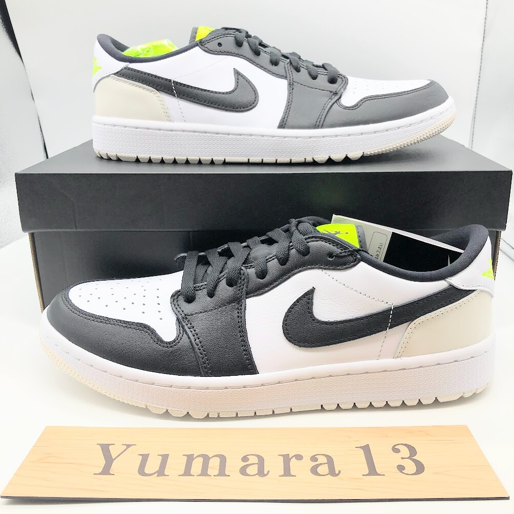 Nike Air Jordan 1 Low Golf Phantom Volt Neon DD9315-108 Men's Size