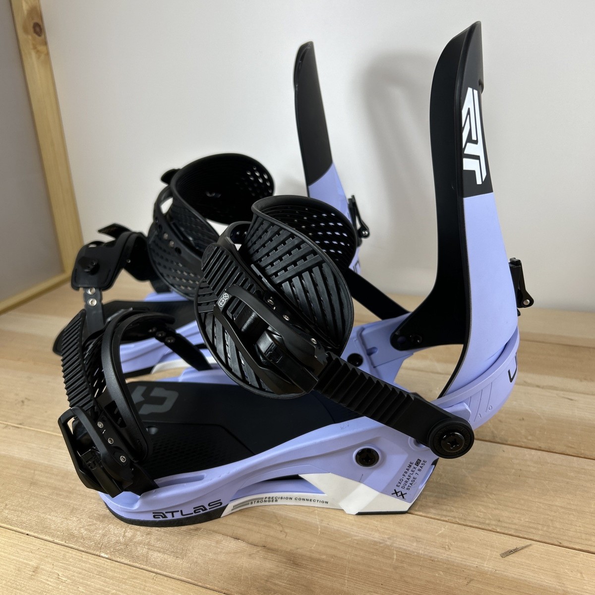 Union Atlas Snowboard Bindings Used 1x Size M Violet #EM113 | eBay
