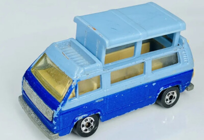 Hot Wheels Blackwall 1980 Sunagon VW Camper Rare Blue Volkswagen