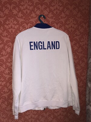Rare England National Football Team Training Jacket Size Xl Mens