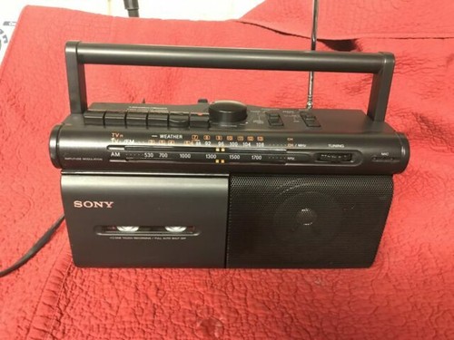 Retro￼ Sony Sports Portable Radio Cassette CFM-104 | eBay