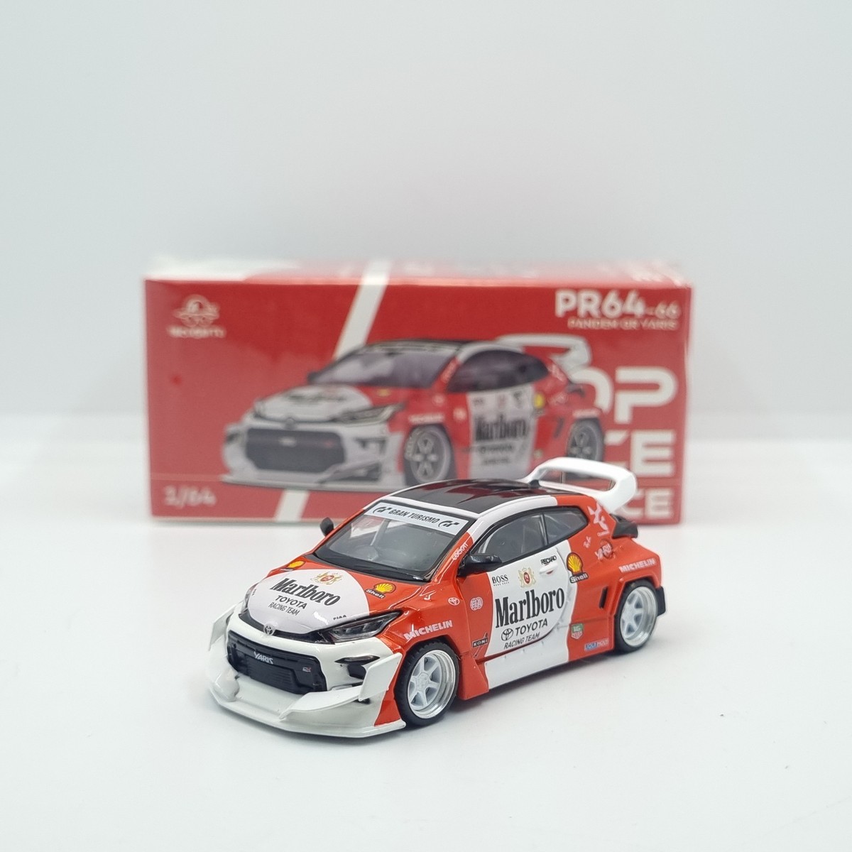 POP RACE PANDEM ROCKET BUNNY TOYOTA GR YARIS MARLBORO PR64-66 | eBay