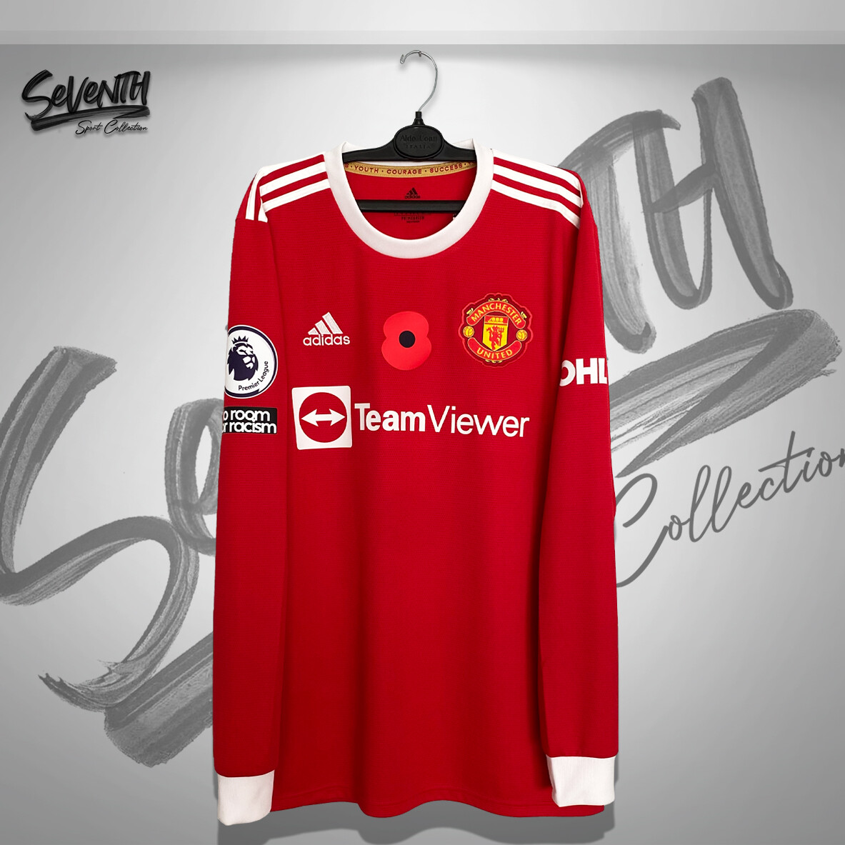 Manchester United 21-22 Official Jersey Long Sleeve Ronaldo