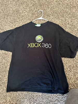 Green Tag Xbox 360 Video Game Promo T-Shirt Rare Exclusive XBOX
