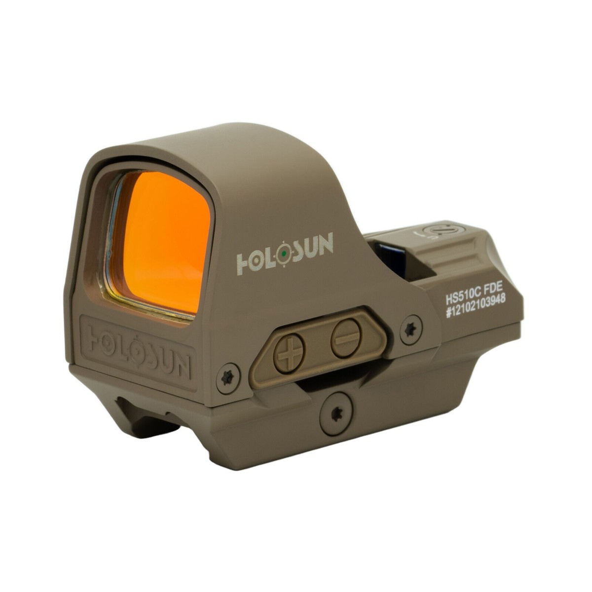 Holosun HS510C-GR FDE Green Multi-Reticle Aluminum Open Reflex