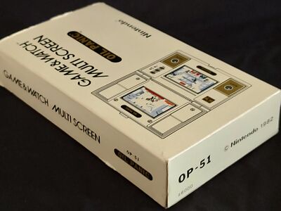 Vintage Nintendo Game & Watch Oil Panic Multi Screen Japan Boxed