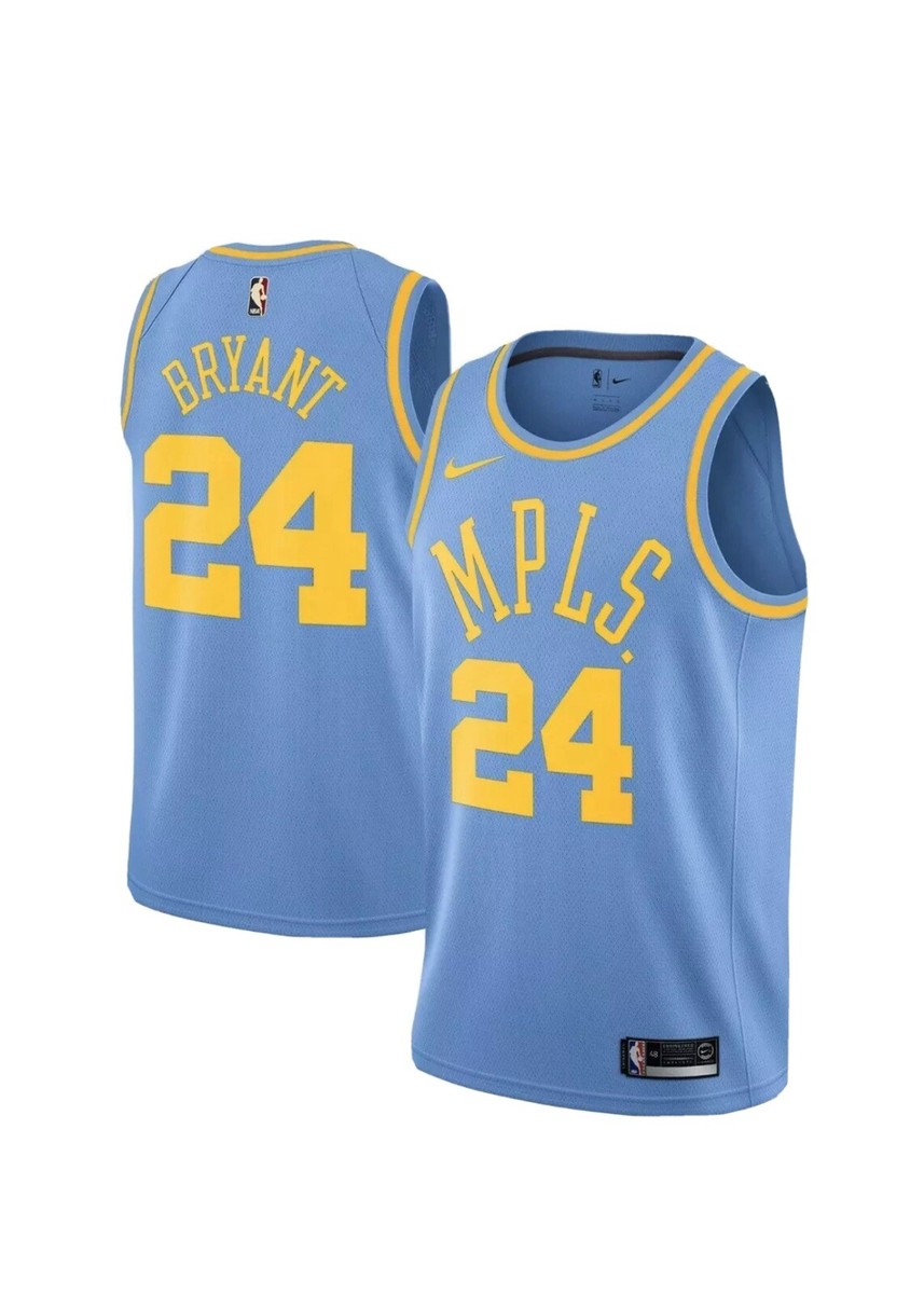 Kobe Bryant MPLS Los Angeles lakers Mamba Nike Swingman Jersey XL