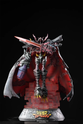 Omegamon Zwart Defeat Resin MO Studio Digimon Statue Model 48cm | eBay