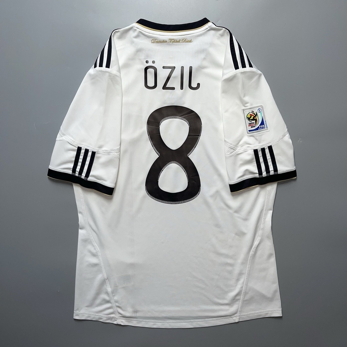 GERMANY ADIDAS 2010 WORLD CUP FOOTBALL HOME JERSEY #8 OZIL SIZE “L