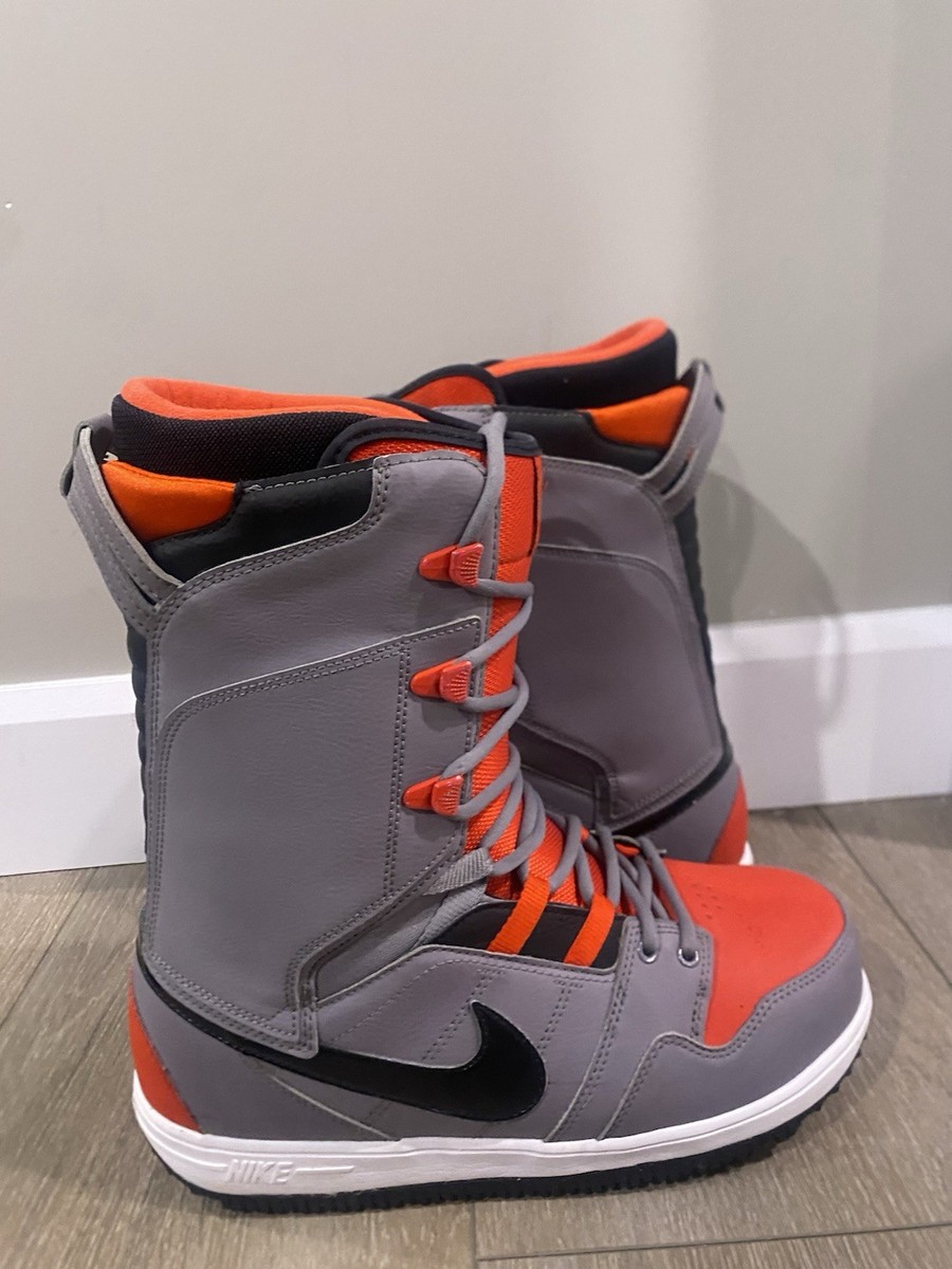 Nike Vapen Snowboard Boots Charcoal & Varsity Red Size 9.5 | eBay