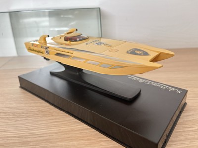Super Rare Kyosho MINI-Z Racer ASC CATAMARAN Boat Lamborghini C-1