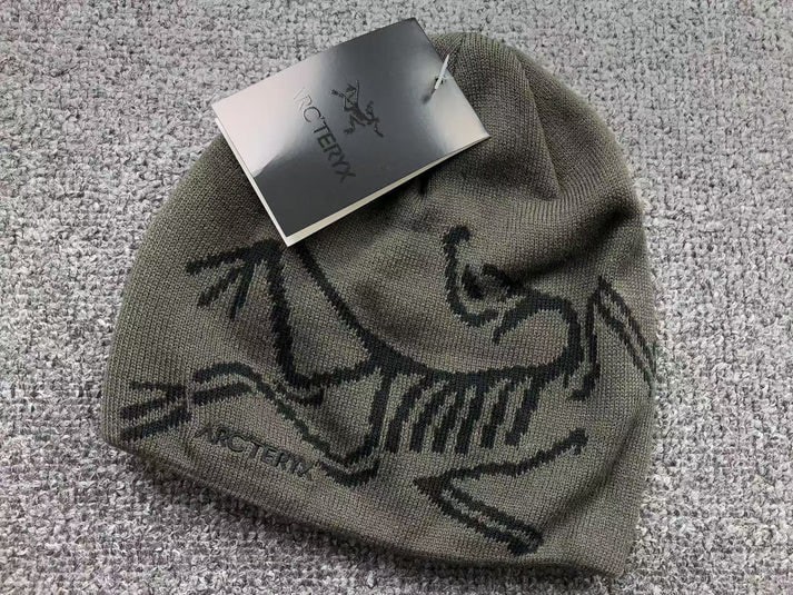 NWT Arc'teryx Bird Head Toque Beanie Dark Grey Orca Merino Wool