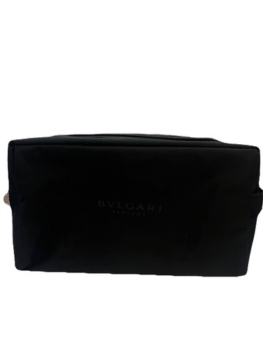 BVLGARI Cosmetic Makeup Bag Case Storage Bag Travel Pouch LOT OF 2