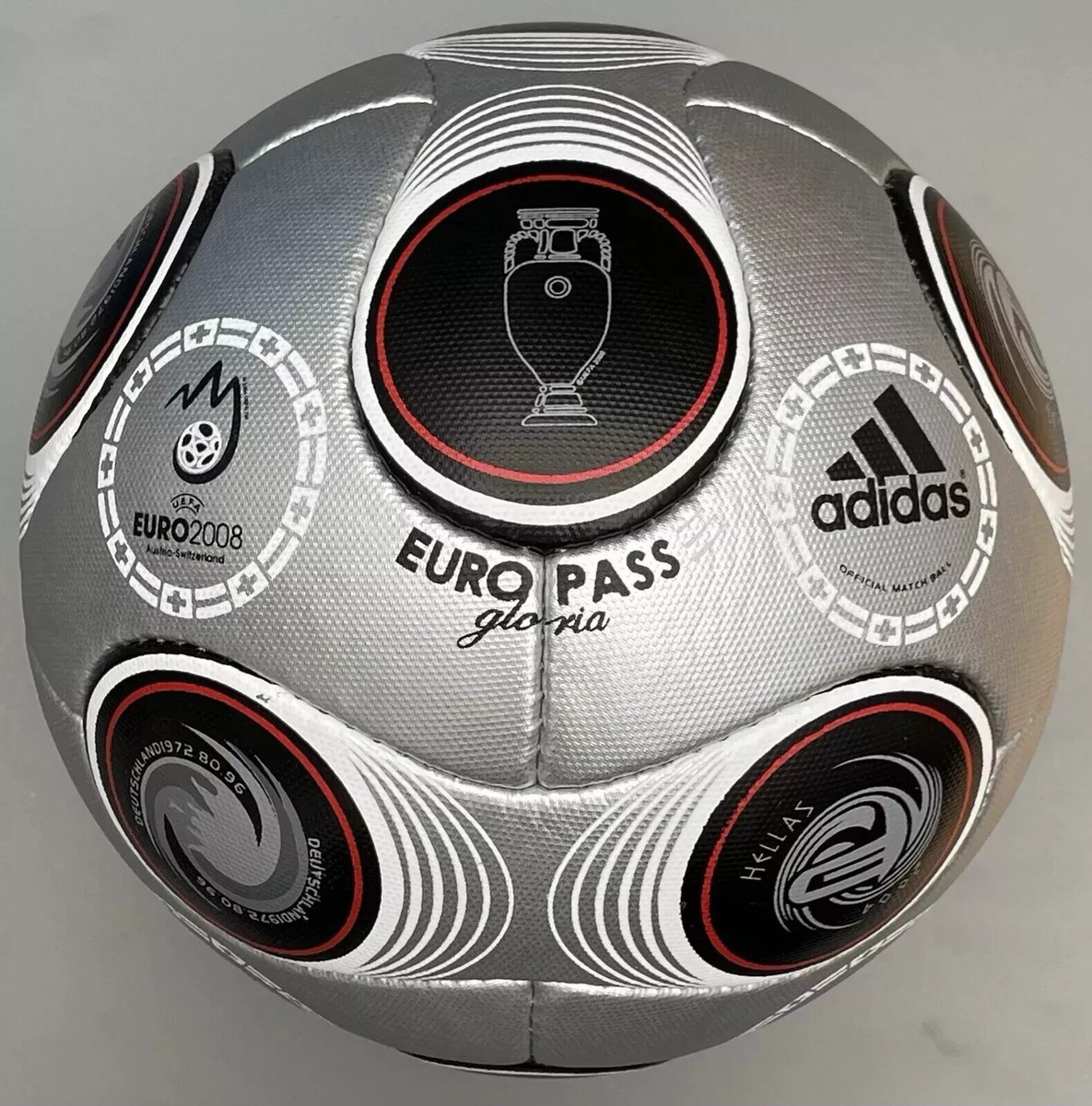 adidas Europass Gloria Uefa euro cup 2008 Final match ball size 5