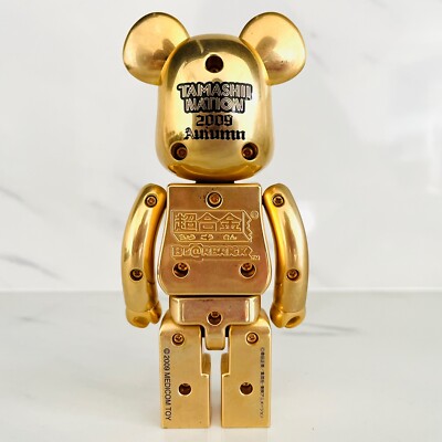 MEDICOM BANDAI BEARBRICK CHOGOKIN 200% SAINT SEIYA GOLD (2009) 超