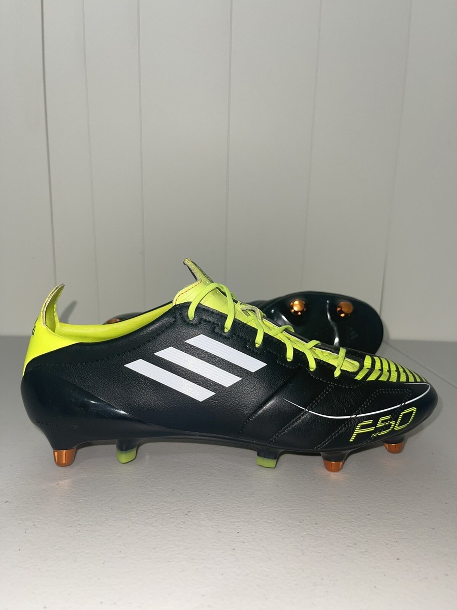 Adidas F50 Adizero BLACK/LIME GREEN US 8.5 / UK 8 | eBay