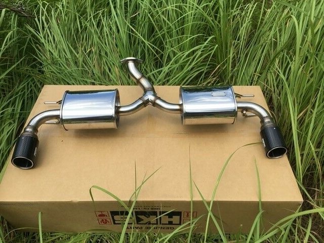 HKS legal muffler exhaust for mazda 3 bp 19 20 2021 2025 hatchback