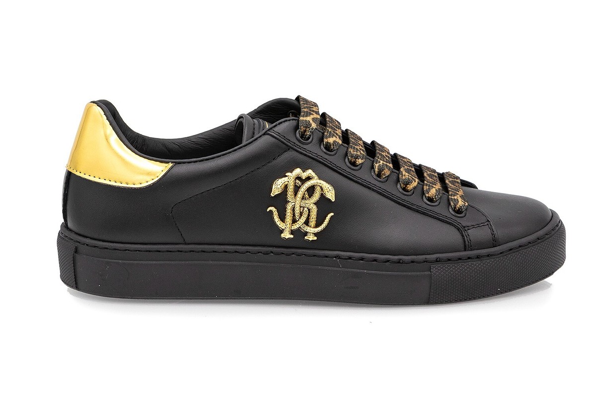 Roberto Cavalli Italian Sneakers New Collection Black | eBay