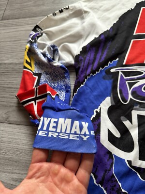Vintage 90s AXO Sport Motocross Jersey Men's Size Medium With
