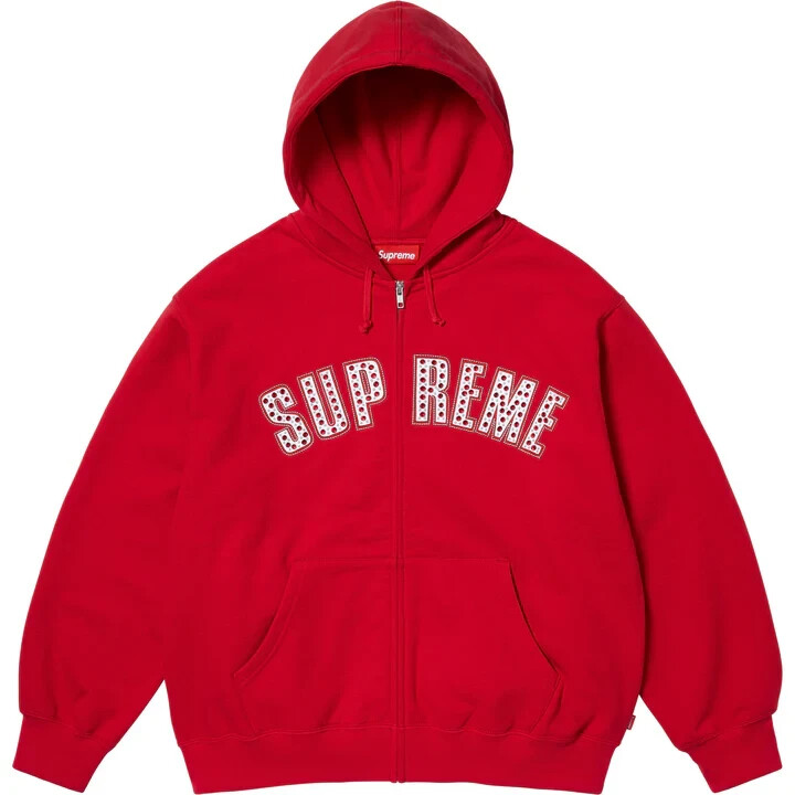 Supreme B.B. Simon Zip Up Hooded Sweatshirt Red | eBay