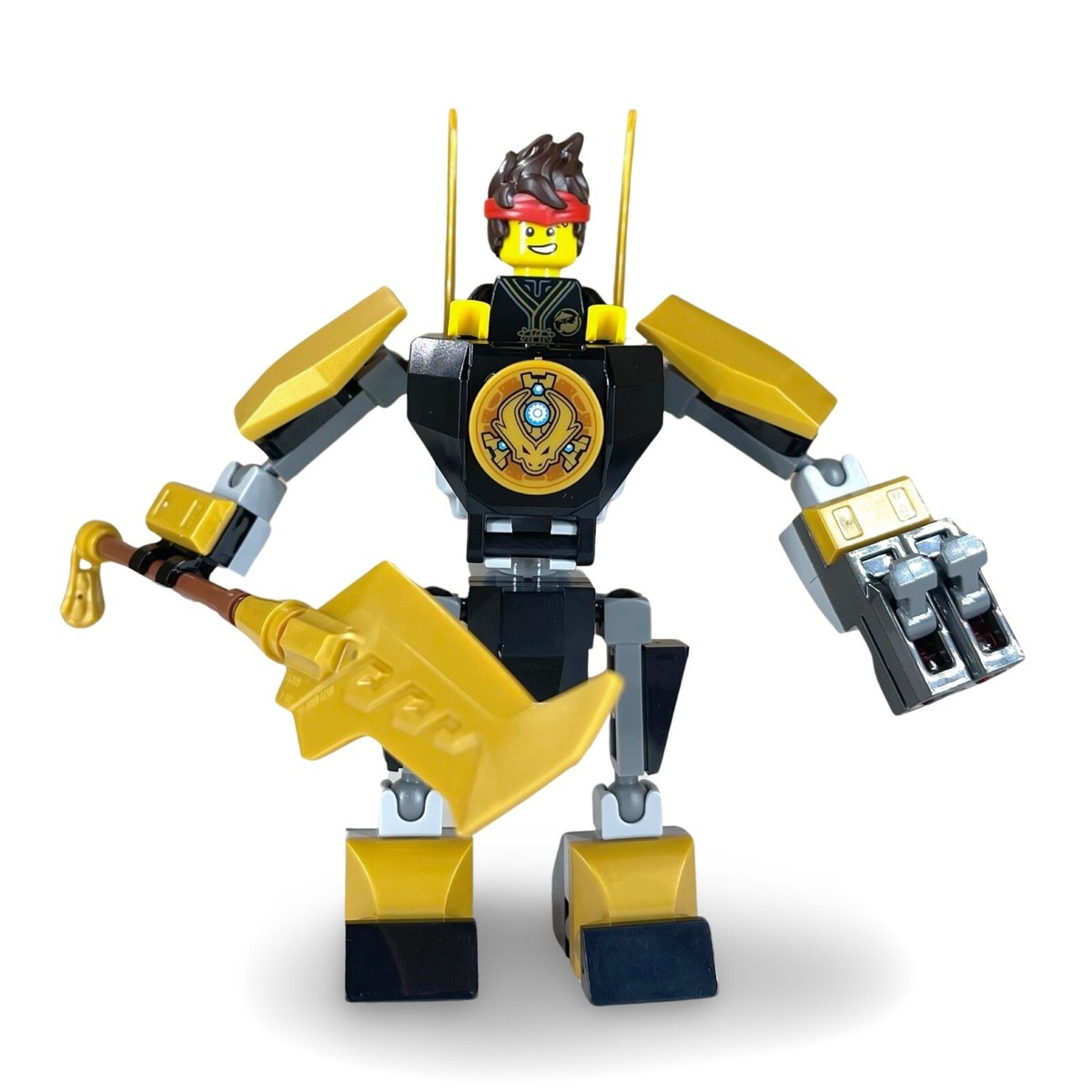 LEGO NINJAGO Buildable Mech w Kai Wu Cru Training Outfit Mini