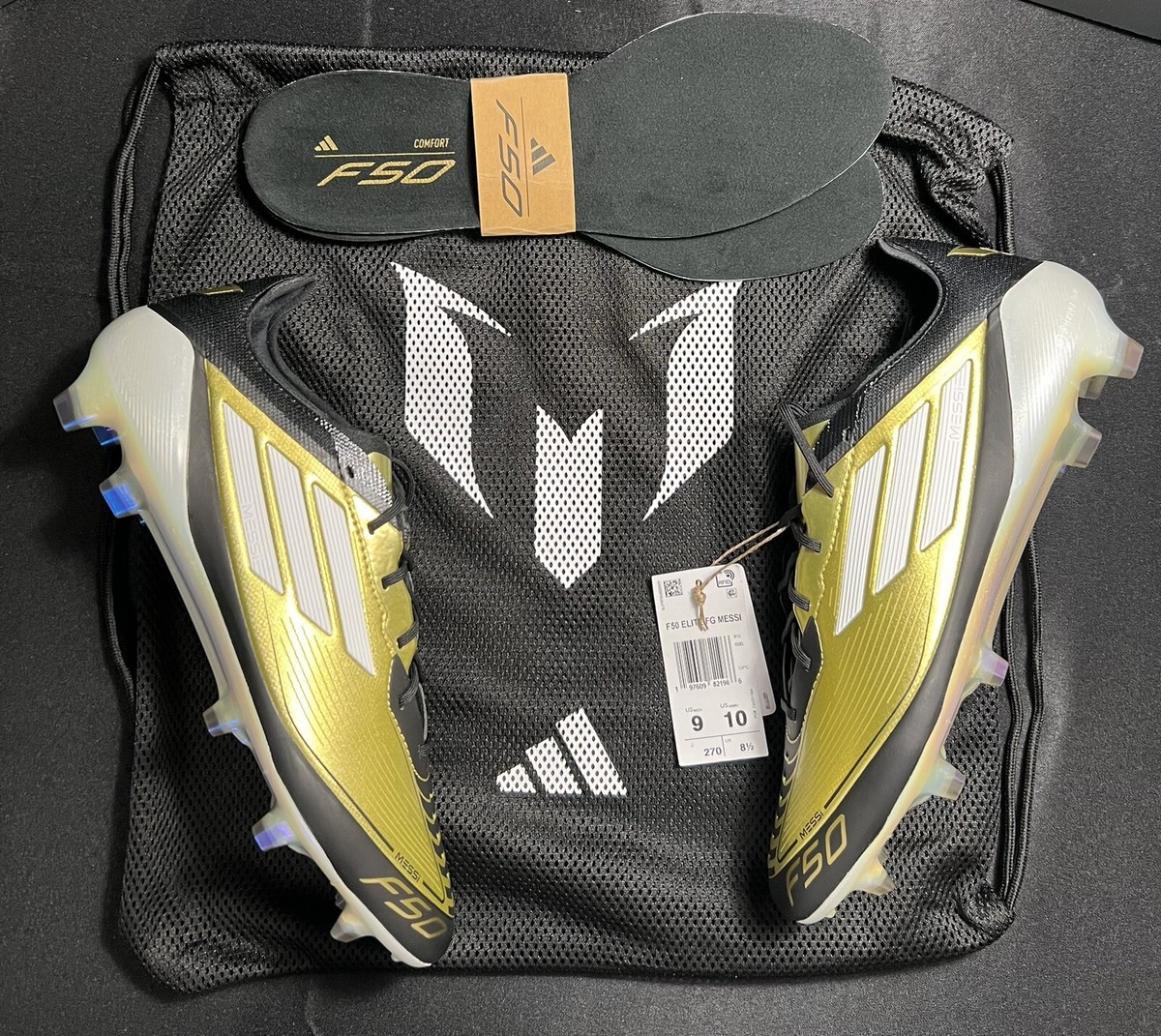 Adidas F50 Elite Laced FG Messi “Triunfo Dorado Pack” Limited