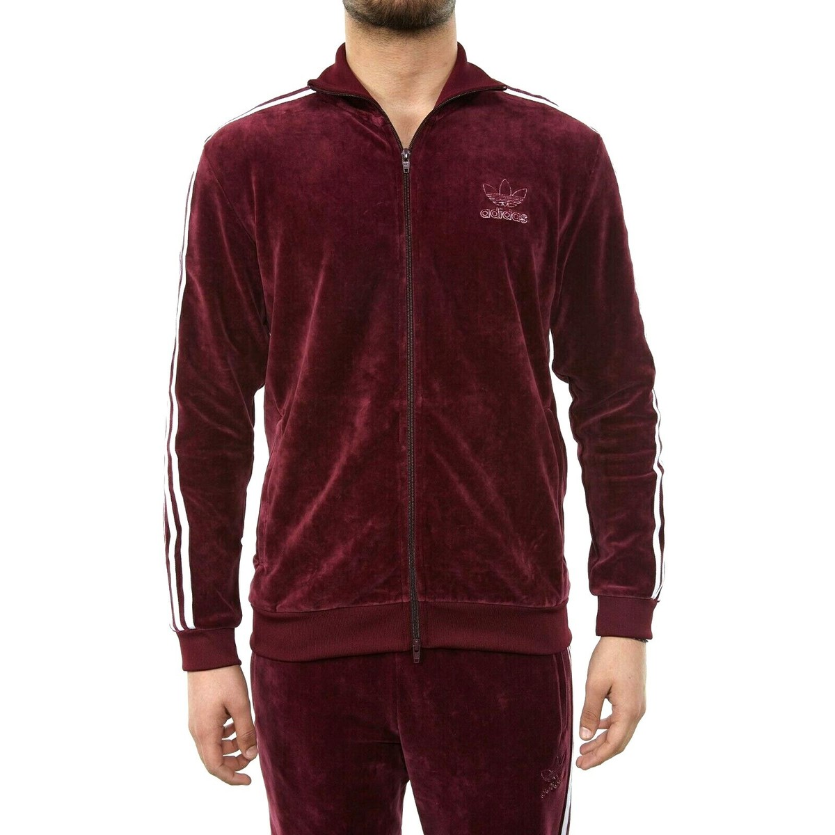 XL adidas OG Men's VELOUR Beckenbauer TRACKSUIT TOP no tags