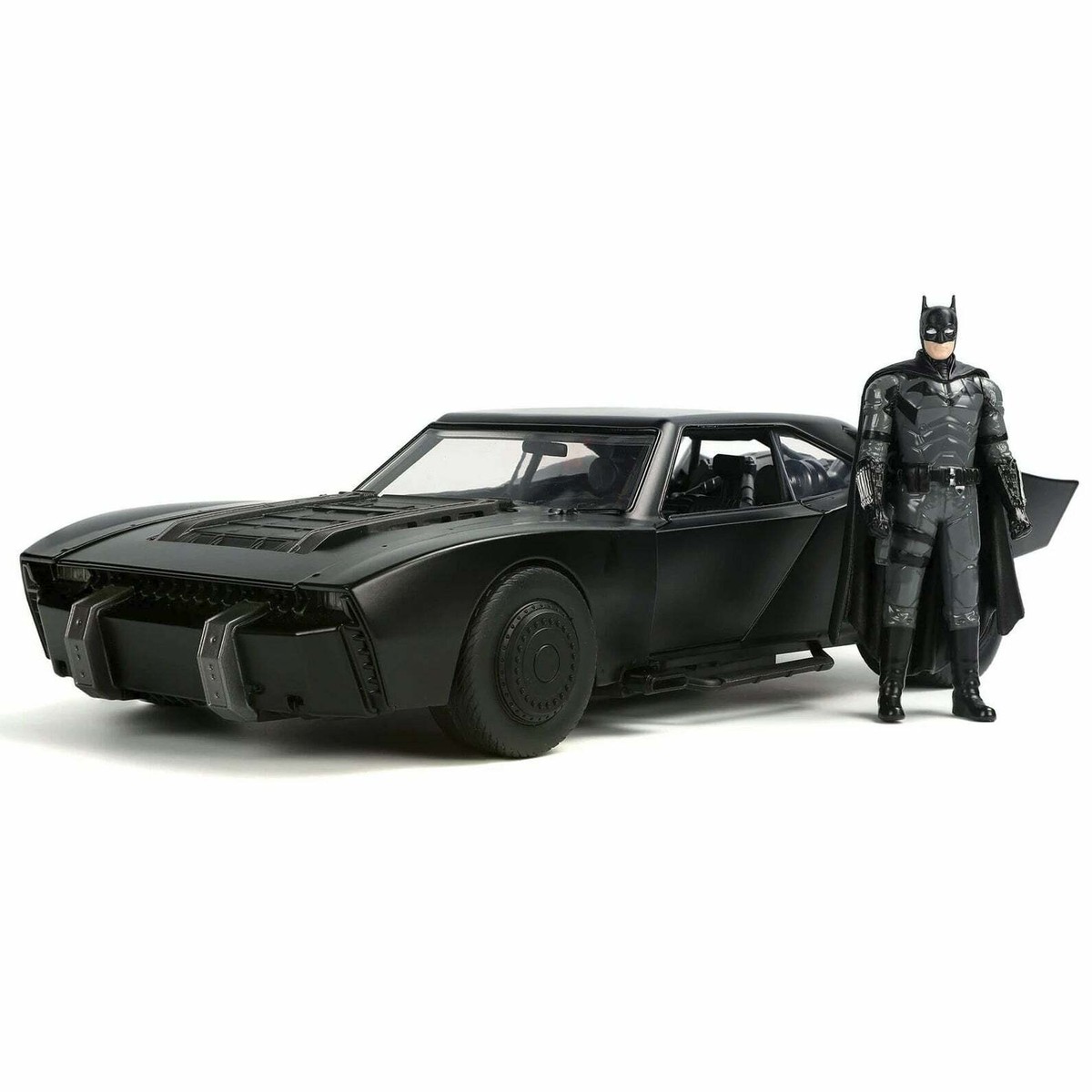 The Batman (2022) Batmobile & Batman, 1:18 Scale Vehicle w/ 3.75